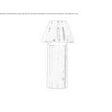 Cordless ceramic LED table lamp Aduna
