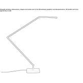 Adjustable aluminum LED table lamp Genc