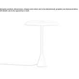 Cordless aluminum LED table lamp Ravarino