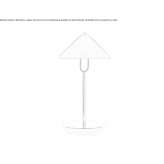 Alabaster LED night lamp with indirect and direct light, in a modern style, with a fixed arm Mirani