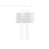 Lampa stołowa LED z marmuru i tkaniny Helsby