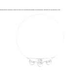Lampa stołowa LED ze szkła opalowego Kerva