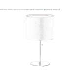 Metal table lamp Achslach