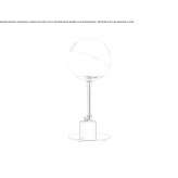 Metal night lamp Tomerong