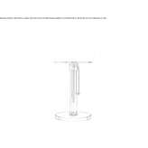 Metalowa lampa stołowa Guapiacu