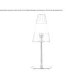 Metal table lamp Achslach