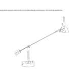 Adjustable metal desk lamp Aiserey