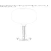 Opal glass table lamp Menard