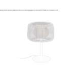 Table lamp made of synthetic fiber Jacmel