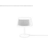 Halogen fabric table lamp Shpola