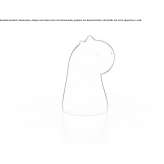 Polyethylene table lamp for children Yaguate