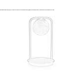 Alabaster LED table lamp Allonnes