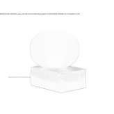 Blown glass table lamp Zarow