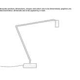 Adjustable aluminum LED table lamp Genc