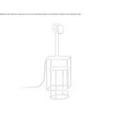 Metal table lamp Mafra