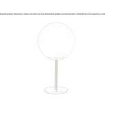 Brass table lamp with indirect light Elfers