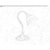 Ceramiczna lampa stołowa Ulukisla