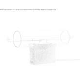 Lampa stołowa LED z dmuchanego szkła Quitman