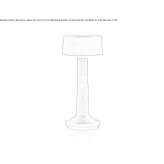 LED table lamp Crossgar