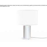 Ceramiczna lampa stołowa LED Toropets
