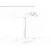 Marble LED table lamp Demirozu