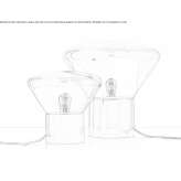 Wooden table lamp Allevard