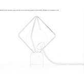 Table lamp in metal and marble Langon