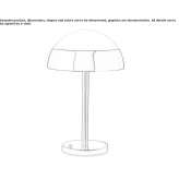 Table lamp Bluewell