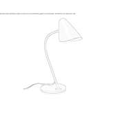 Steel table lamp Turri