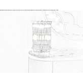 Crystal table lamp Corongo