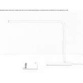 Aluminiowa lampa stołowa LED ze stałym ramieniem Cerncice