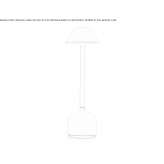 LED table lamp Iscuande