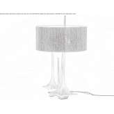 Konopna lampa stołowa w nowoczesnym stylu Carouge