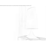 Fabric table lamp Bande