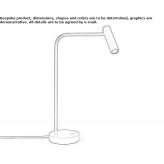 Adjustable aluminum LED table lamp Kortowo
