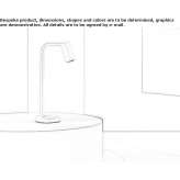 Metal LED desk lamp with a fixed arm Basyayla