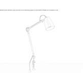 Adjustable aluminum desk lamp Medole