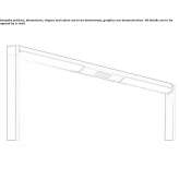 Modern LED floor lamp with direct light, made of metal Volo