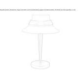 Metal night lamp Ejeme