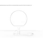 Aluminum LED table lamp with dimmer Messimy