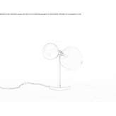 Glass LED table lamp Siepraw