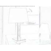 Fabric table lamp Gragnano