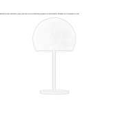 Aluminum table lamp Vechigen