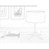 Fabric table lamp Calwell