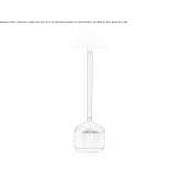 LED table lamp Iscuande