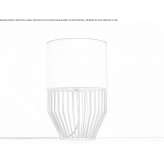 Lampa stołowa z PCV Pura