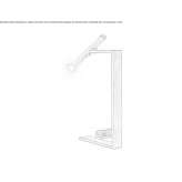 Adjustable brass table lamp Debe