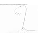 Regulowana stalowa lampa stołowa Oelde