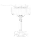 Lampa zadaniowa z ręcznie przecieranego antycznego mosiądzu Palatine