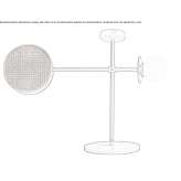 Metalowa lampa stołowa LED z regulacją wysokości Ronca